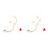 2Pcs Assorted Arrow Kit Ribbon Foam Plastic Romantic Decor 5