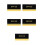 5Pièces Plaques Et Porte Noir Design Élégant 4