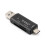 2Pcs Compact Black Usb2.0 Micro USB Type-C Memory Card Reader 11