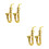 4Pcs Small Golden Plastic Saxophone Models Decorative Mini Instruments 7