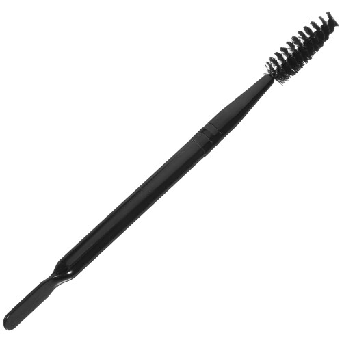 2Pièces Brosse Sourcils Douce Noir Bois Double Usage Eyelash 2