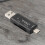 2Pcs Compact Black Usb2.0 Micro USB Type-C Memory Card Reader 10
