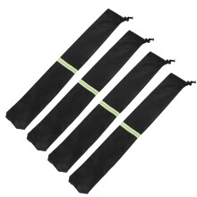 4Pairs Universal Car Wiper Covers Black Polyester Rainproof Protection
