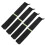 4Pairs Universal Car Wiper Covers Black Polyester Rainproof Protection 1