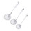 6Pcs Metal Strainer Skimmers with Ergonomic Handles for Kitchen Use 1