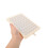 Beige Plastic Flat Shower Head Rainfall Bathroom Shower Sprayer 4