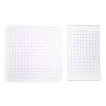 2Pcs Transparent Acrylic Clay Wedging Board for Precise Sculpting