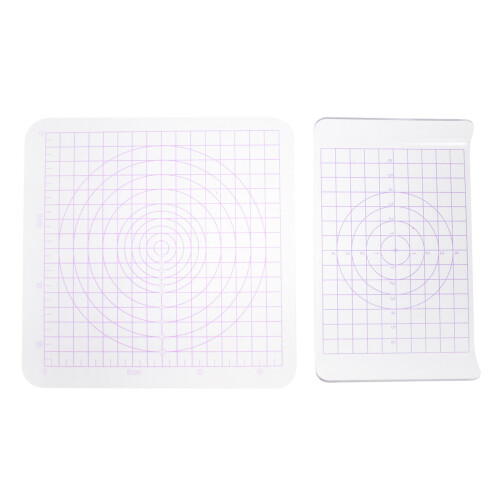 2Pcs Transparent Acrylic Clay Wedging Board for Precise Sculpting