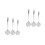 6Pcs Metal Strainer Skimmers with Ergonomic Handles for Kitchen Use 10