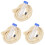 3Sets Blue Pig Saliva Sampling Rope Set Cotton Rope and Plastic Tool 3