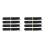 4Pairs Universal Car Wiper Covers Black Polyester Rainproof Protection 7