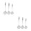 6Pcs Metal Strainer Skimmers with Ergonomic Handles for Kitchen Use 8