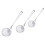 6Pcs Metal Strainer Skimmers with Ergonomic Handles for Kitchen Use 3