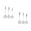 6Pcs Metal Strainer Skimmers with Ergonomic Handles for Kitchen Use 9