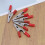 100Pcs Durable Plastic Metal Spring Clamps Cable Clips 11