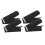 4Pairs Universal Car Wiper Covers Black Polyester Rainproof Protection 3