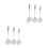 6Pcs Metal Strainer Skimmers with Ergonomic Handles for Kitchen Use 4