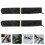 4Pairs Universal Car Wiper Covers Black Polyester Rainproof Protection 11