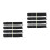 4Pairs Universal Car Wiper Covers Black Polyester Rainproof Protection 6