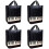 4Pcs Sheet Storage Pouch Oxford Fabric Stylish Design 5