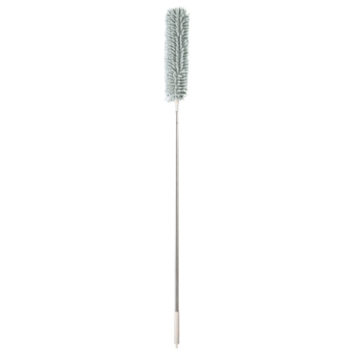 2Pcs Green Chenille Dusting Brushes Stainless Steel Telescopic Handle