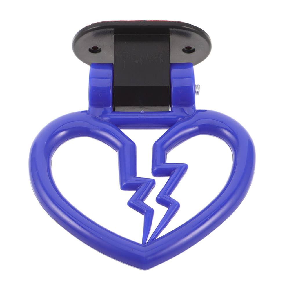 5Pcs Adhesive Car Tow Hook Heart Shaped Durable Abs For Truck Use Blue 603036459349