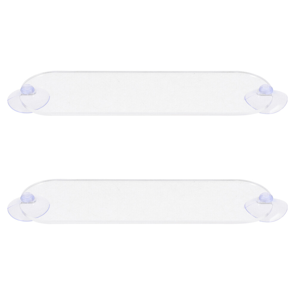 4Pcs High Transparency Acrylic Parking Pass Holder With Suction Mount 3301707840232