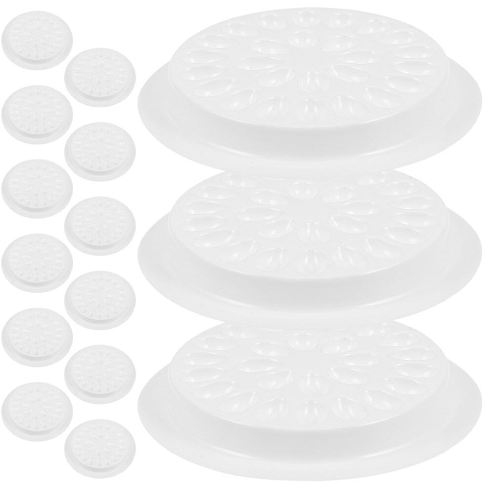 Totority White 400Pcs Spill-Proof Lash Glue Stand For Eyelash Extension Artists
