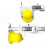 6Pcs Durable Yellow PU Sanding Discs for Car Polishing Use 2