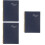 3Pcs Metal Coil Planner Book Blue Home Office Organizer 7