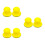 6Pcs Durable Yellow PU Sanding Discs for Car Polishing Use 8