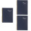 3Pcs Metal Coil Planner Book Blue Home Office Organizer 6