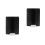 2Pcs Black Acrylic Desk Privacy Panel Freestanding Desktop Partition 4