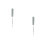 2Pcs Green Chenille Dusting Brushes Stainless Steel Telescopic Handle 5