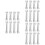 24Pcs Multifunctional White Plastic Cake Stands for Wedding Displays 7