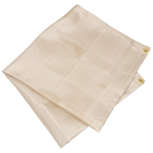 2Pcs Flame Resistant Blanket Durable Glass Fiber Fireproof Fabric 1