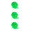3Pcs Soft Silk Square Scarves Green for Dance and Juggling Performance 8