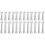 24Pcs Multifunctional White Plastic Cake Stands for Wedding Displays 5