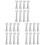24Pcs Multifunctional White Plastic Cake Stands for Wedding Displays 4