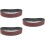 3Pcs Replacement Belt Sander Paper 80 Grit Abrasive Sanding Bands 7