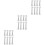 24Pcs Multifunctional White Plastic Cake Stands for Wedding Displays 6