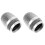 2Pcs Silver Metal Mic Head Replacement Durable Microphone Accessory 5