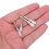 100Pcs Teeth Brush White Iron Nylon for Deep Cleaning 4