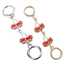 4Pcs Handbag Strap Extender Metal Purse Chain Cherry Decorative Chain