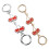 4Pcs Handbag Strap Extender Metal Purse Chain Cherry Decorative Chain 1