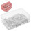 100Pcs Teeth Brush White Iron Nylon for Deep Cleaning 10