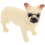 4Pcs PVC Simulation Animal Model Small White Dog Figure Desktop Decor 2