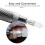 100Pcs Teeth Brush White Iron Nylon for Deep Cleaning 9