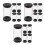 15Pcs Crystal Clear Portable Golf Ball Storage Organizer Plastic Case 9