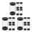 15Pcs Crystal Clear Portable Golf Ball Storage Organizer Plastic Case 10
